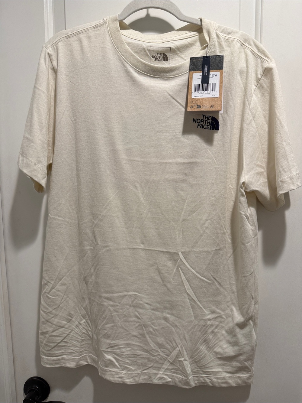 The North Face Men's Short Sleeve Crew T-Shirt — Cream